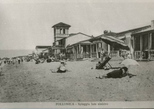 La vecchia Follonica la spiaggia di ponente