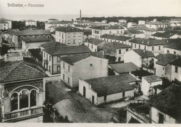 La vecchia Follonica villa Benedetti e via Cesare Battisti